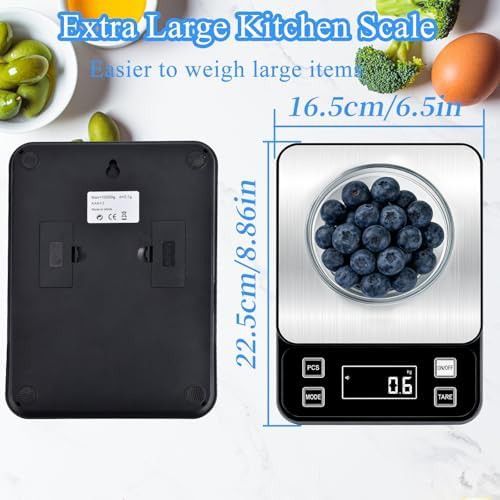 Waterproof stainless steel baking scale 5kg — photo 4