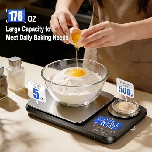 Rechargeable digital dual platform food scale — photo 3