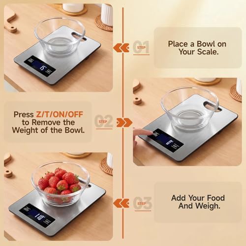 Digital baking scale with integrated hanging loop — photo 5