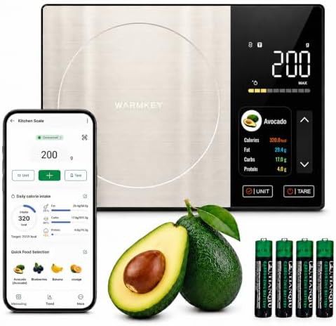 Smart nutrition TFT display scale