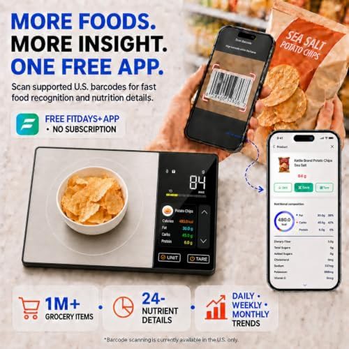 Smart nutrition TFT display scale — photo 4