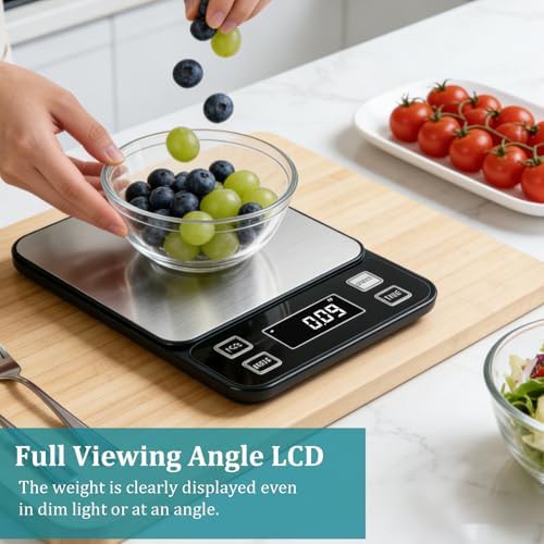 Rechargeable waterproof meal prep scale 22lb — photo 4