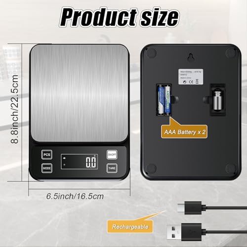 Waterproof stainless steel baking scale 22lb — photo 3