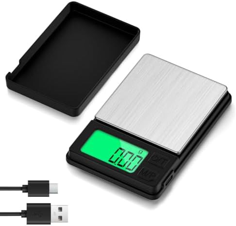 Rechargeable 1000g portable pocket precision scale