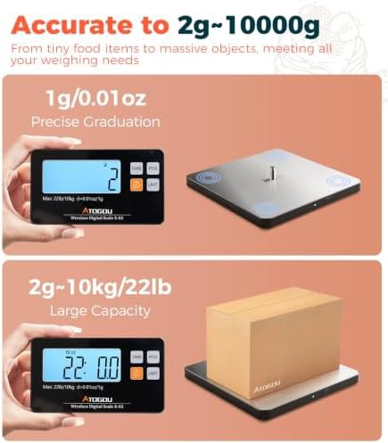 Wireless Food Scale with Detachable Display — photo 5