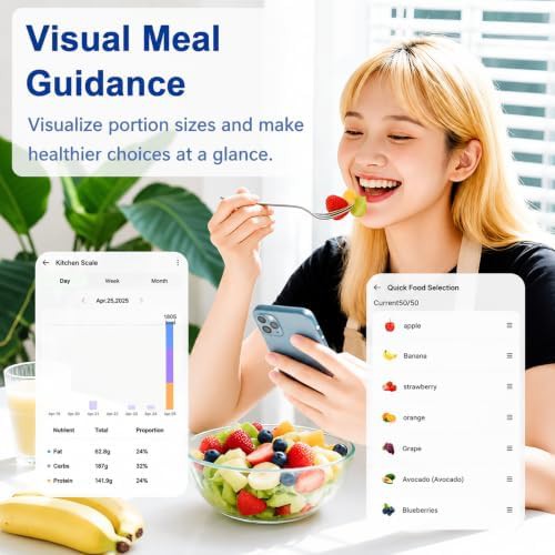 Smart nutritional calculator scale for meal prep — photo 4