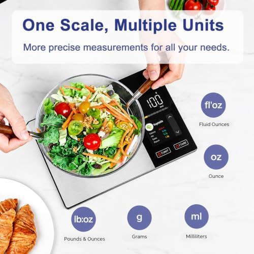 Smart nutritional calculator scale for meal prep — photo 5