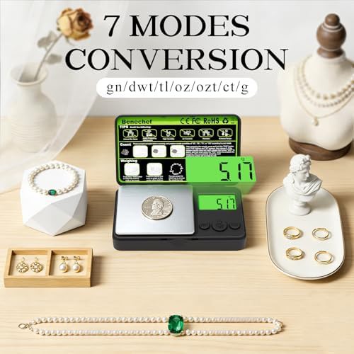 Portable Jewelry Scale with Green Backlit — photo 3