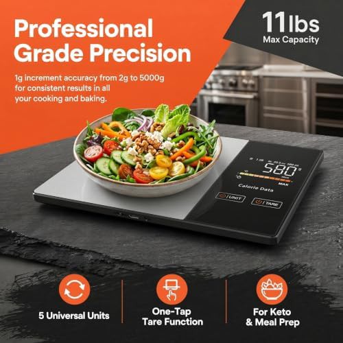 Smart nutrition scale with Bluetooth calorie tracking — photo 4