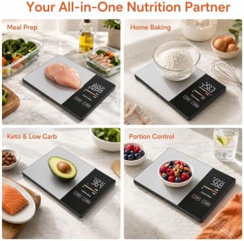 Smart nutrition scale with Bluetooth calorie tracking — photo 5