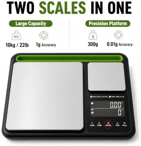 Professional dual platform baking and food scale — photo 3
