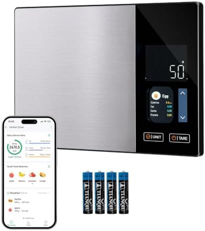 Smart nutrition food scale with bluetooth
